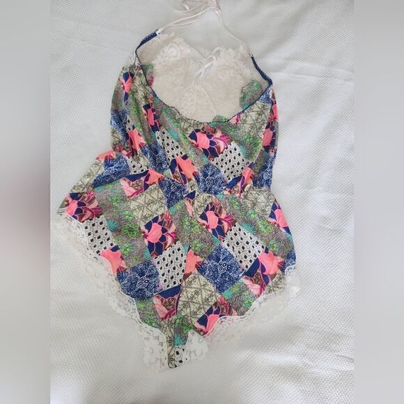 Victoria's secret Rare Look After halter lingerie floral teddy Intimate - Picture 5 of 8